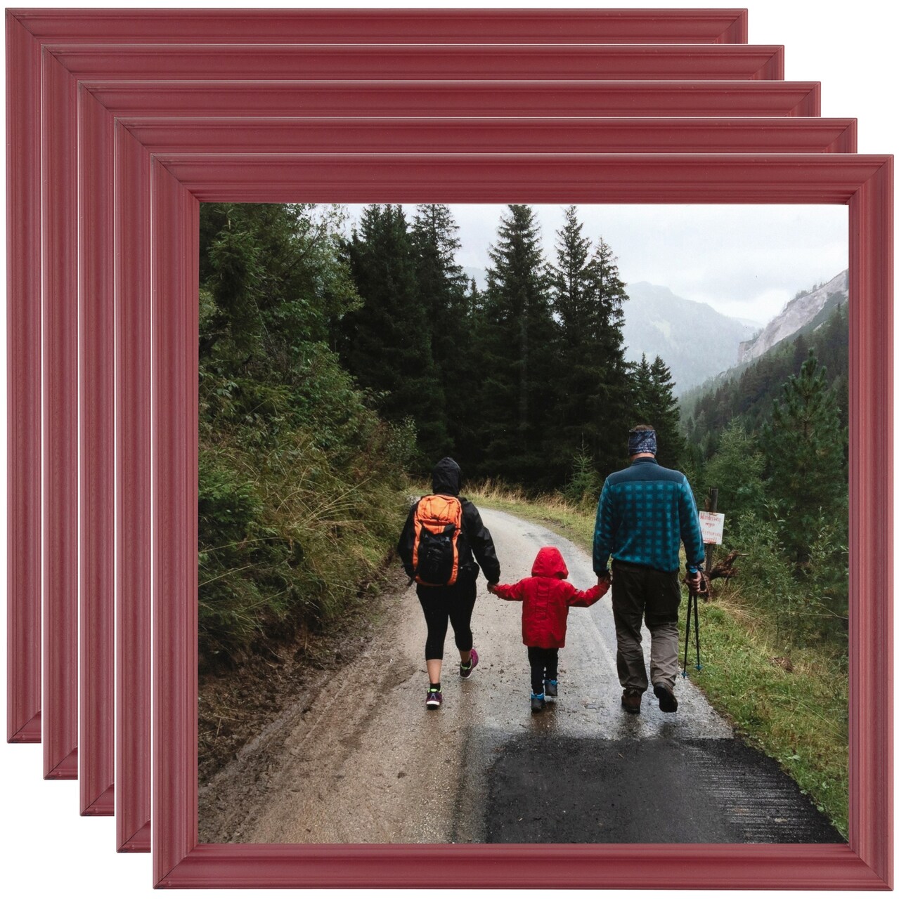 ArtToFrames 8x12 Inch Traditional Picture Frame, Multi Pack, Comes with Regular Glass (WOMPack-80-8x12)